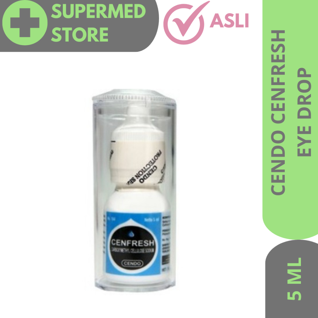 Cendo Cenfresh Eye Drop 5 ml / Obat Tetes Mata Kering / Cenfresh Botol