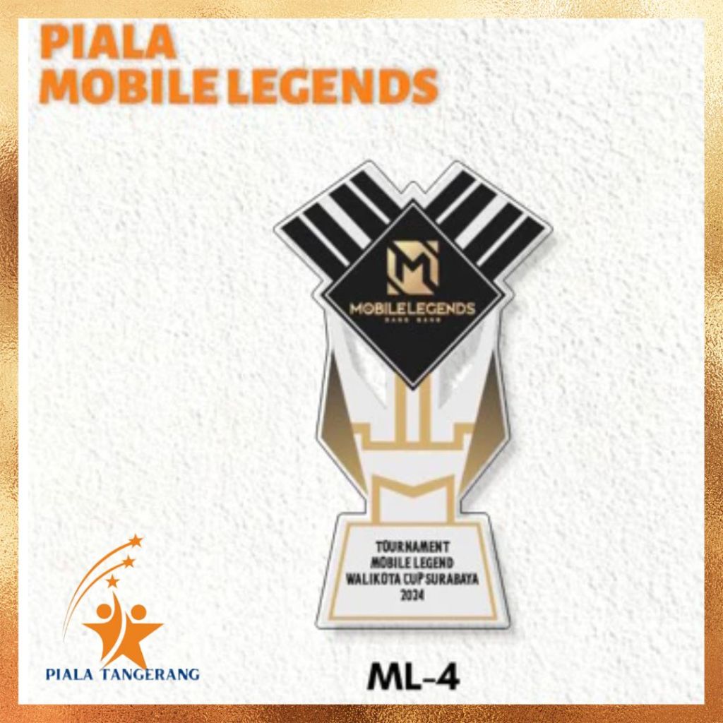 Piala Mobile Legend Plakat Mobile Legend Akrilik Custom Plakat E sport