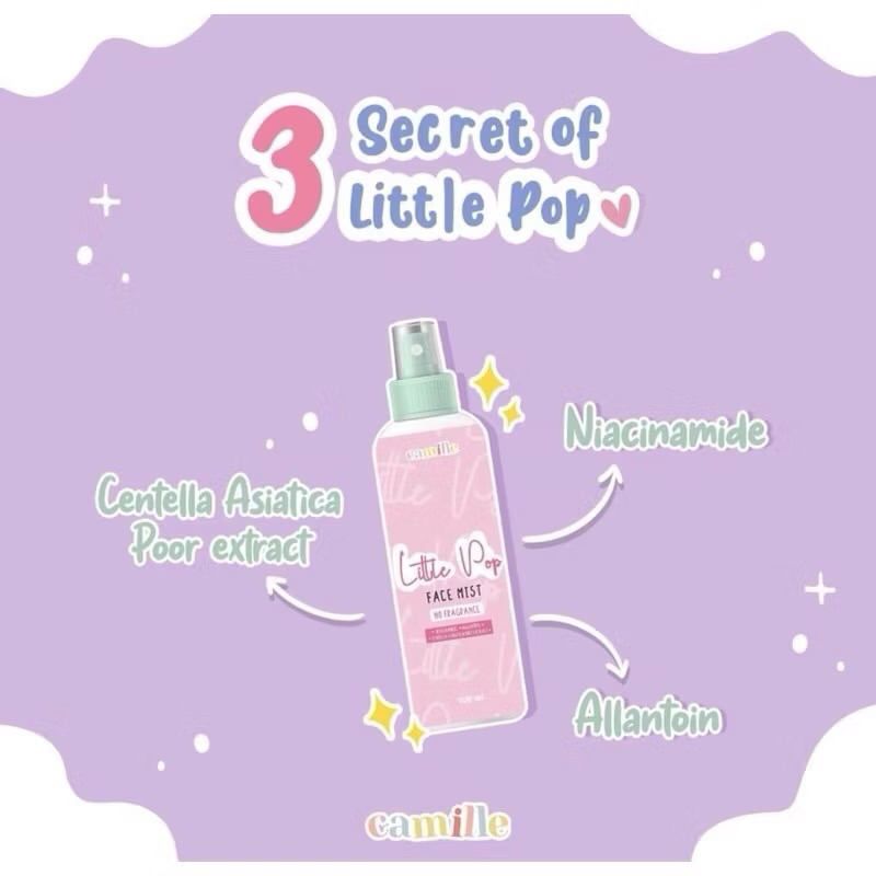 CAMILLE Face Mist Little Pop 100 Ml Setting Spray