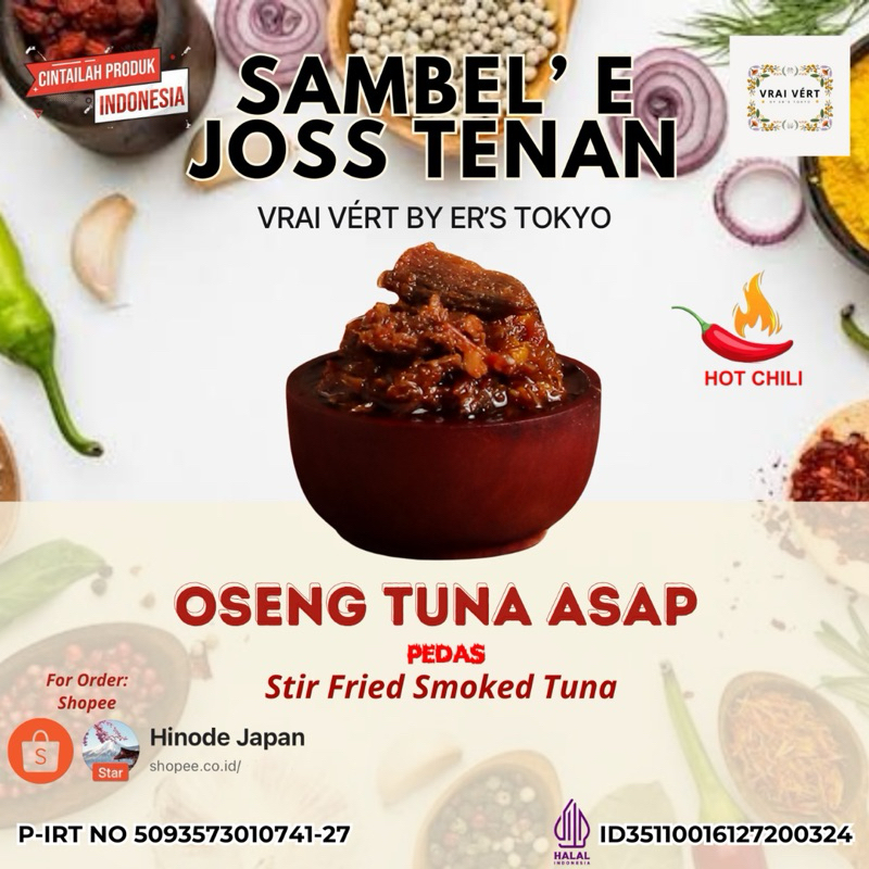 

SAMBAL'E JOSS TENAN • Sambal Oseng TUNA Asap Pedas • Level Hot Chilli ✨ Sambal yang pedas dengan perpaduan Tuna Asap yang Lezat✨