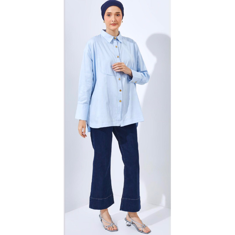 Liam Bootcut Denim - Aleza label | Celana Denim | Celana Wanita | alezalabel