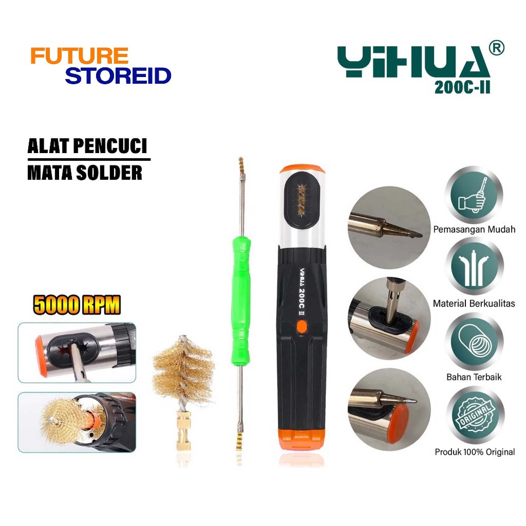 yihua 200C-II Pembersih Ujung Solder Otomatis