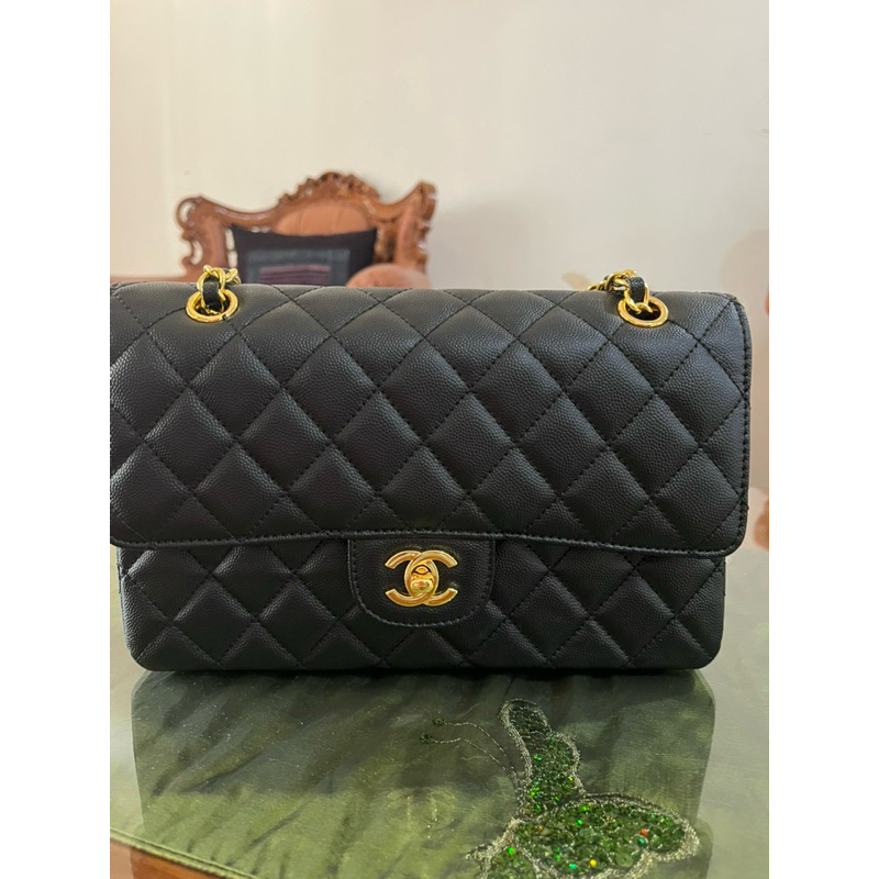 VVGC Chanel Classic Caviar Double Bag Secondhand