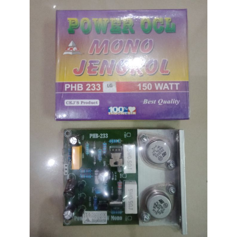 Kit Power OCL Mono Jengkol 150W CKJ PHB233