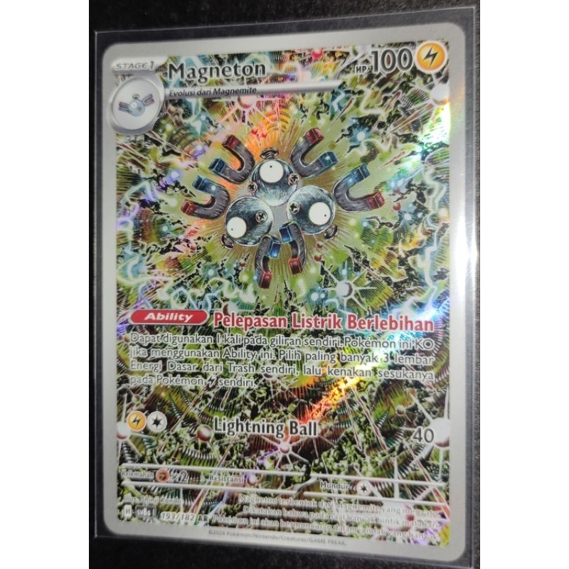 Pokemon Indonesia - MAGNETON (ART RARE)