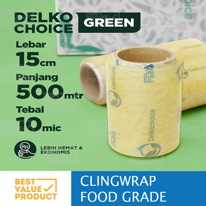 Plastik Cling Wrap 15x500 FOOD GRADE Food Wrapping 15 cm x 500 meter