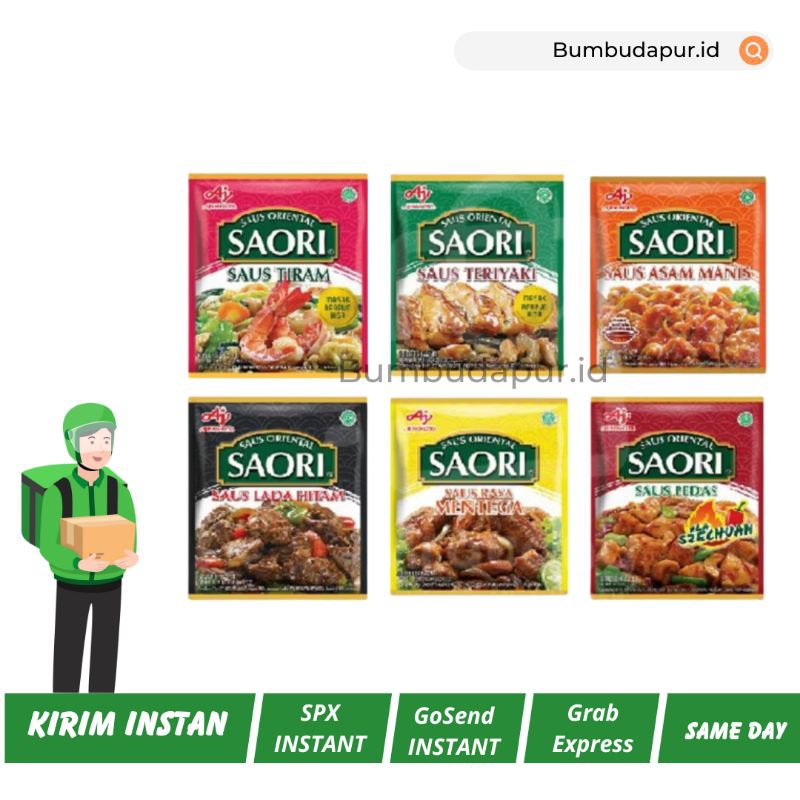 

Saori Saus Oriental Sachet All Varian