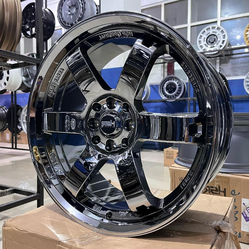 Velg Mobil Brio R15 Black Chrome Velg Black Chrome Ring 15 Hsr Rai S3