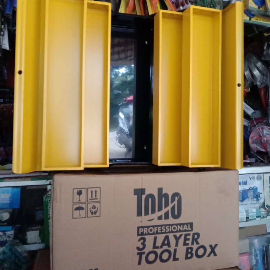 Toho Tools Box 3 Layer/Tempat peralatan Handtools 3 dimensi