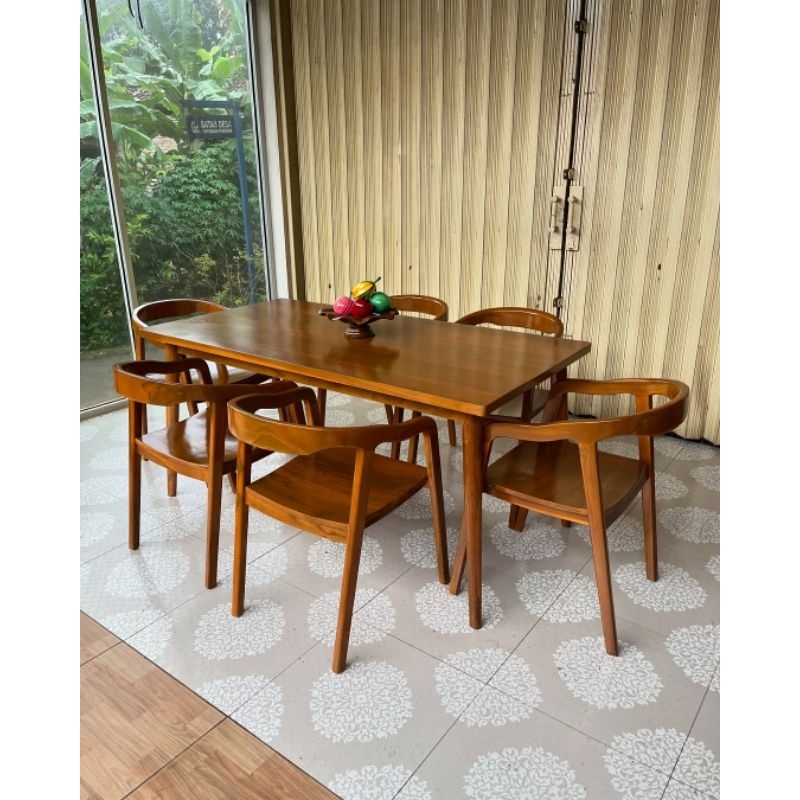 Meja Makan Cafe / Meja Makan Resto / Meja Makan Minimalis / Kursi Makan Cafe / Kursi Makan Resto