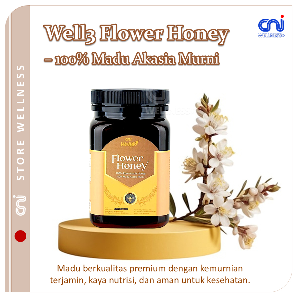 

Well3 Flower Honey 100% Madu Akasia Murni