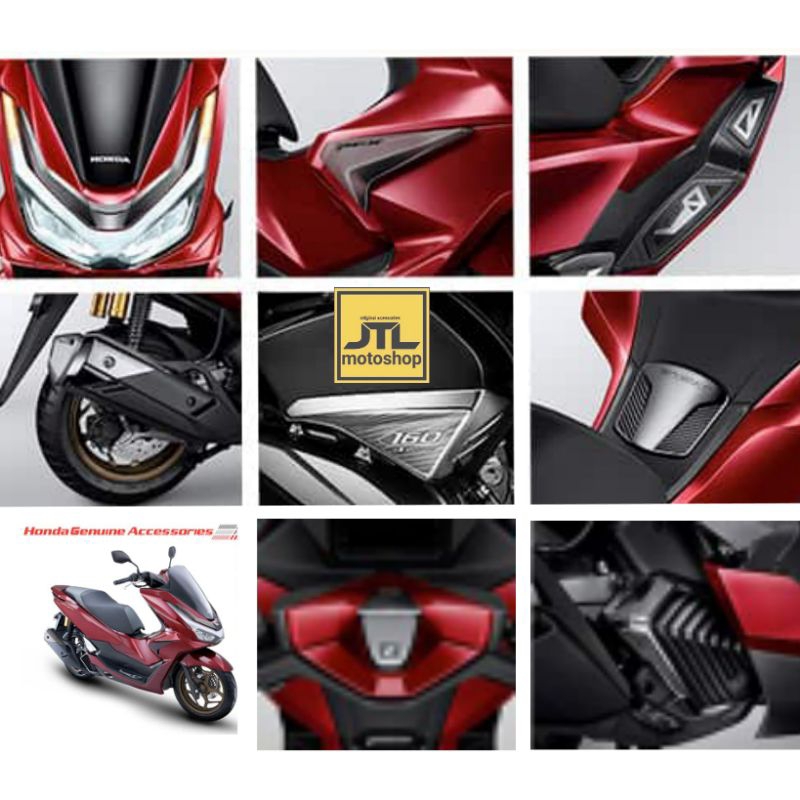 Aksesoris Garnish Honda PCX 160 New 2025 Origonal AHM Honda