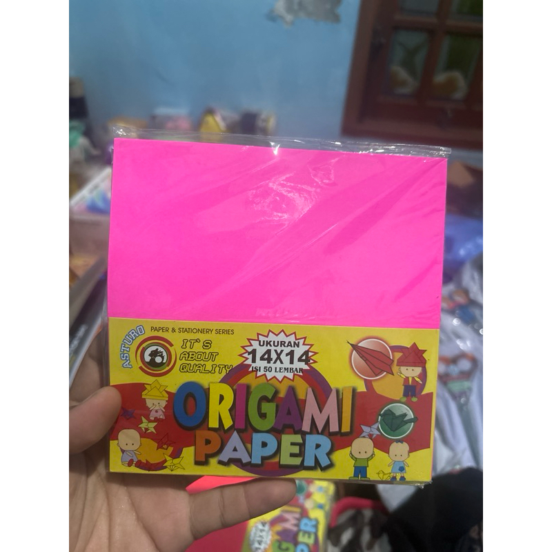

Kertas Lipat 14x14 Asturo - Origami Paper Asturo 14 x 14 Isi 50 Lembar
