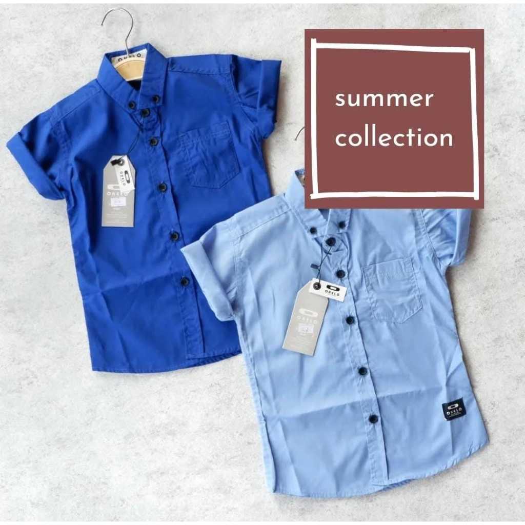 Kemeja anak laki-laki 3-4thn bahan adem