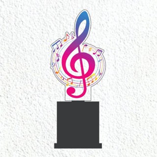 Piala Mic Piala Menyanyi Piala Nada Piala Musik Piala Musik Akrilik Custom