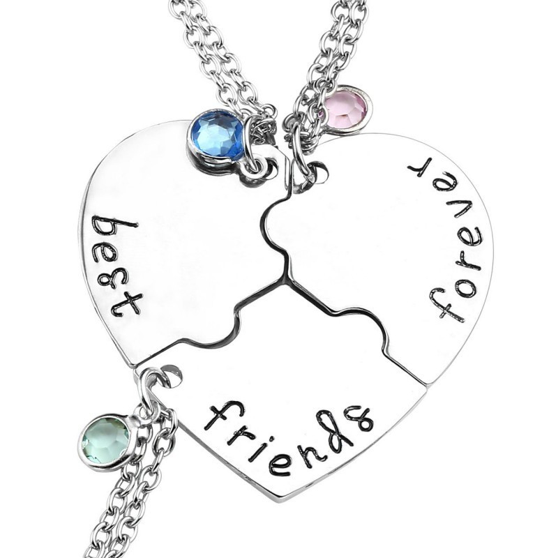 Kalung Persahabatan 3 Orang Magnet Best Friend Forever Fashion Teman Hadiah Varnesia Store