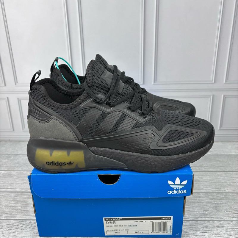 Sepatu Adidas ZX 2K Boost Triple Black