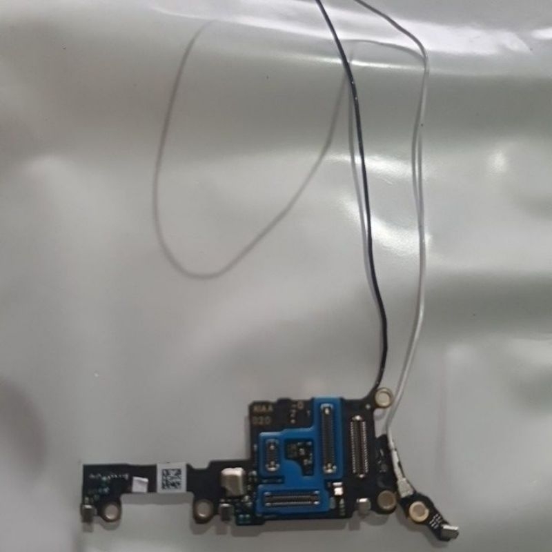 Pcb board bawah konektor lcd konektor mic konektor sim card reno 6 pro 5g ori copotan