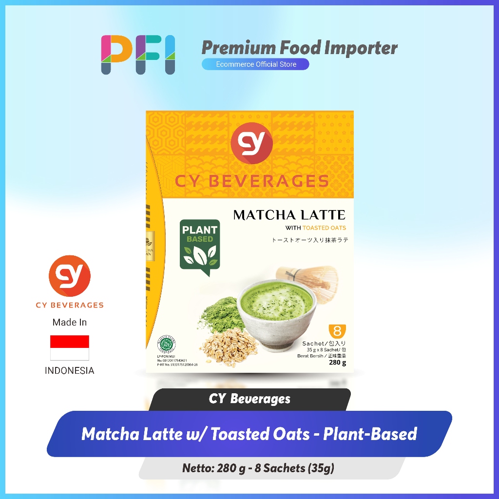 

CY Matcha Latte With Toasted Oats 8s