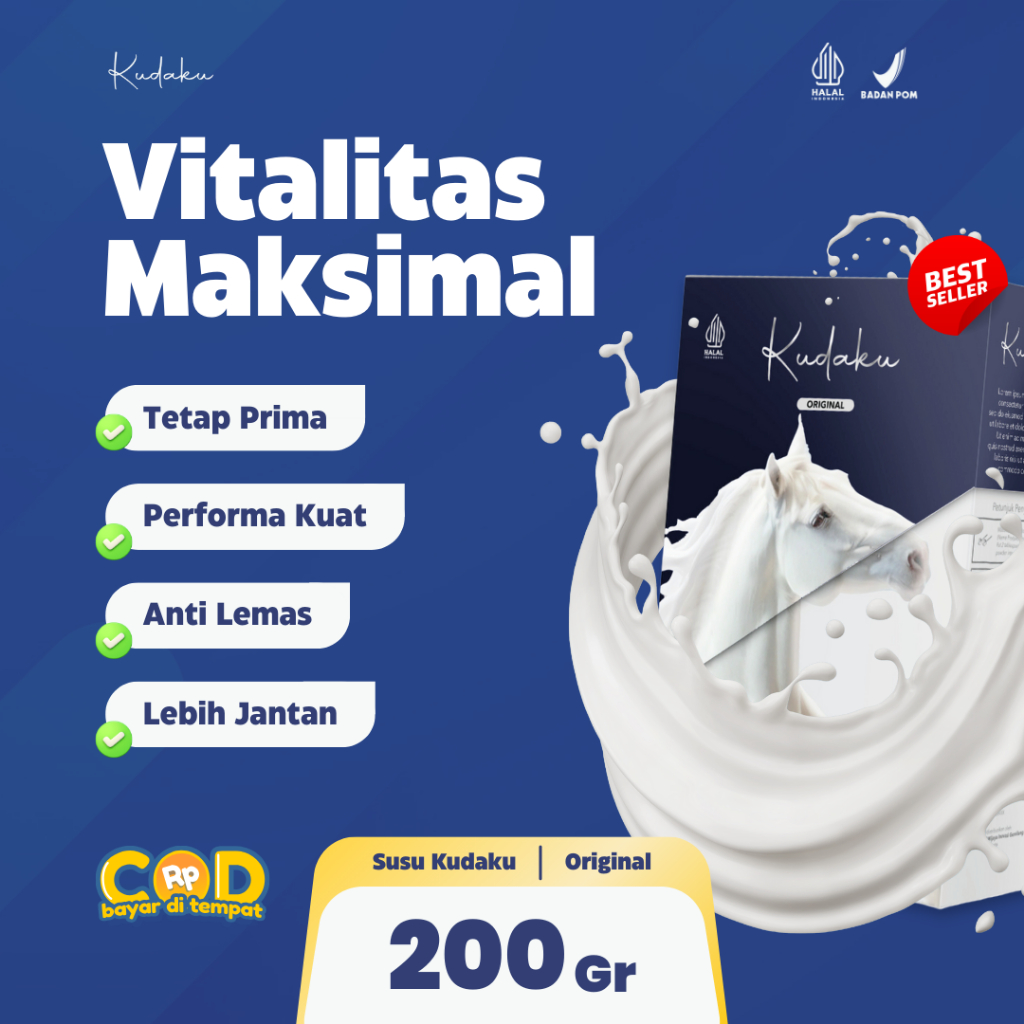 

KUDAKU Susu Kuda Penambah Stamina pria perkasa testo booster testoteron vitalitas pria
