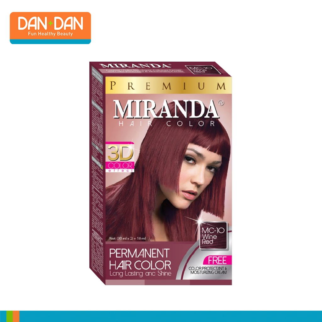 Miranda Hair Color Mc-10 Wine Red 30Ml (262418)