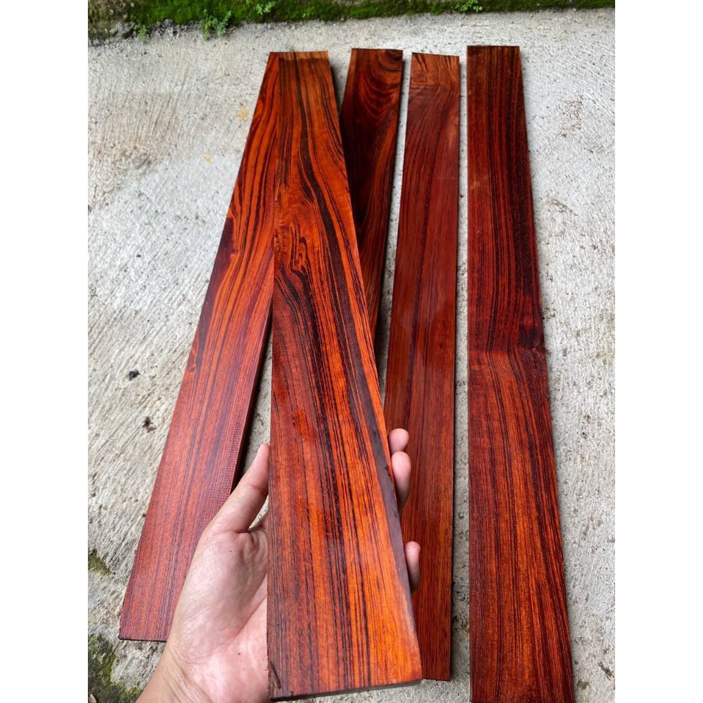 Kayu rengas merah ukuran custom besar - kecil  | bahan craft