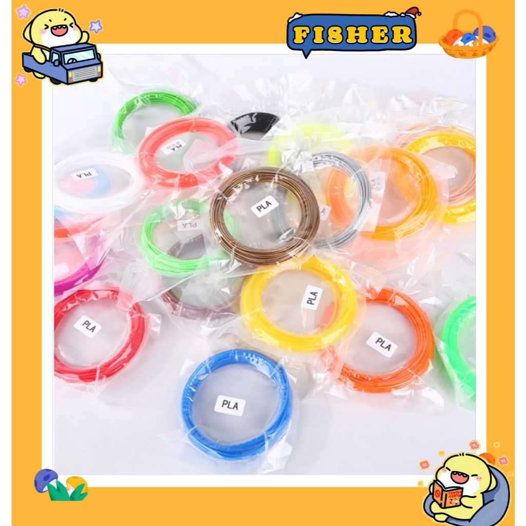 

[FISHER] ECERAN Refill PLA 3D PEN 5 Meter 1.75mm | Extra PLA 3D PEN Filament