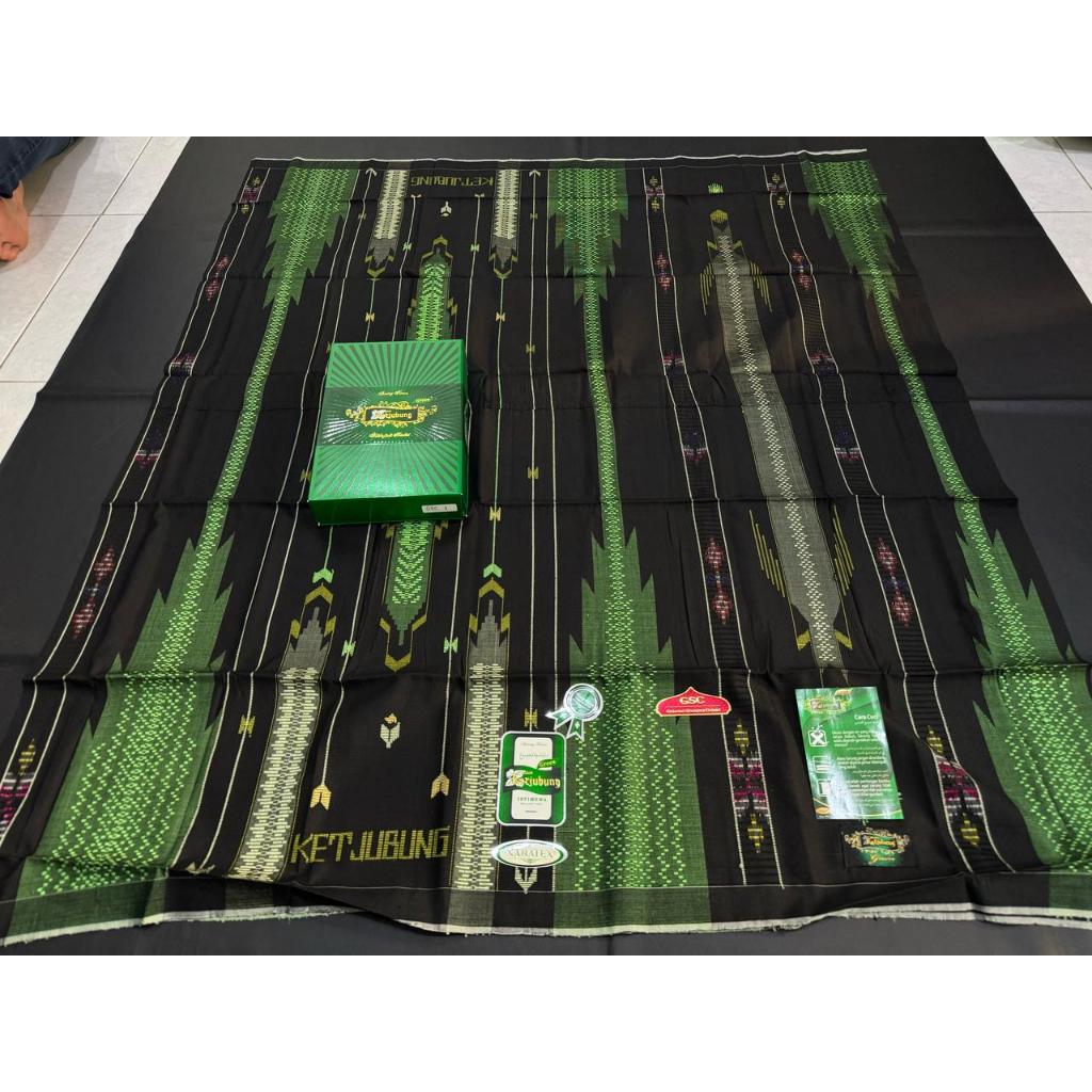 SARUNG KETJUBUNG GSC GREEN FULL SUTRA