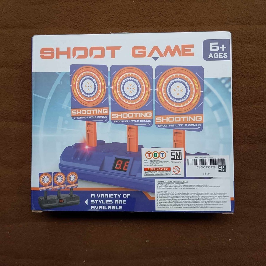 Target Shooting Elektrik Otomatis Triple Shoot Untuk WGG/WGB Dart Blaster (Exclude Baterai)