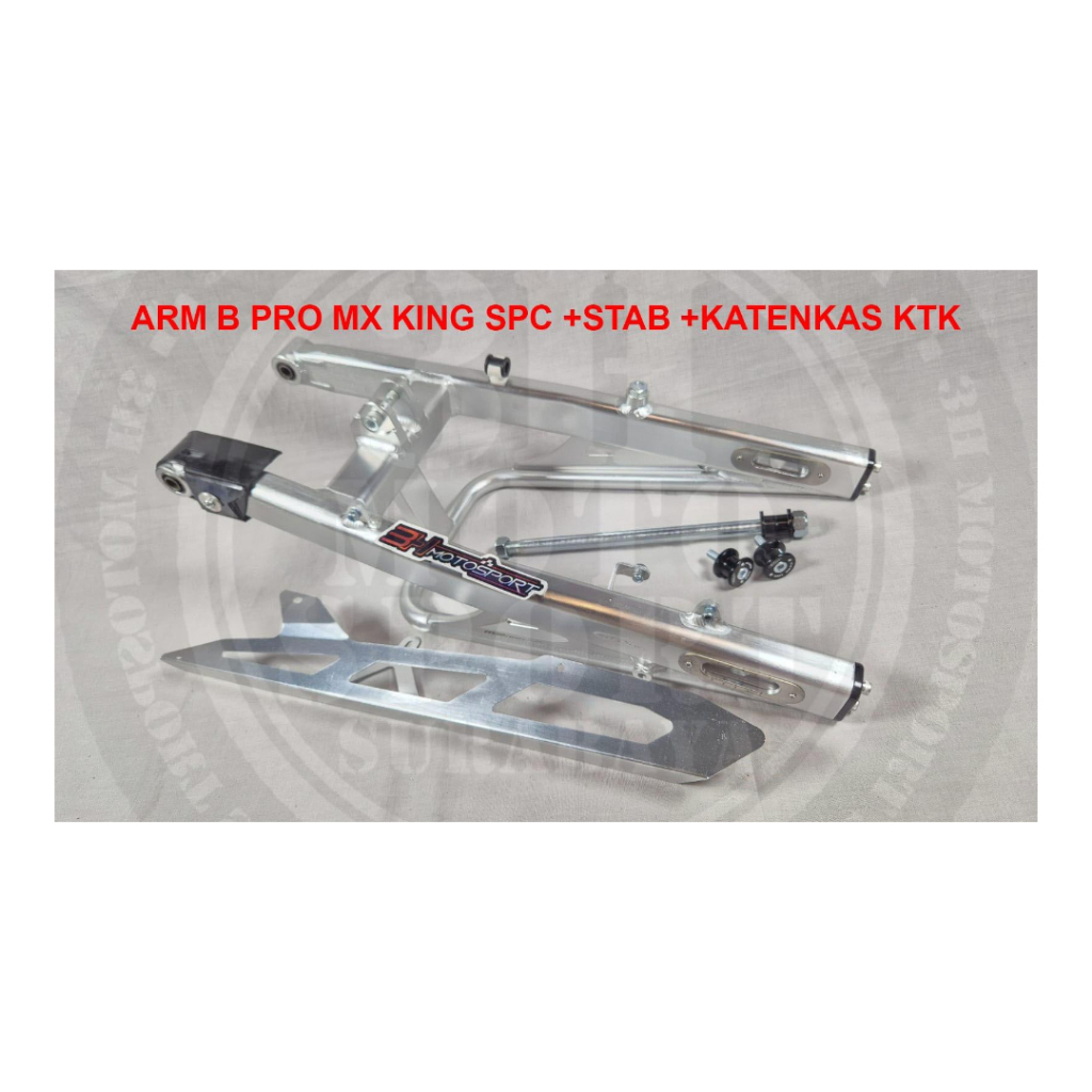 ARM B PRO MX KING SPC +STABILISER +KATENKAS KOTAK SILVER