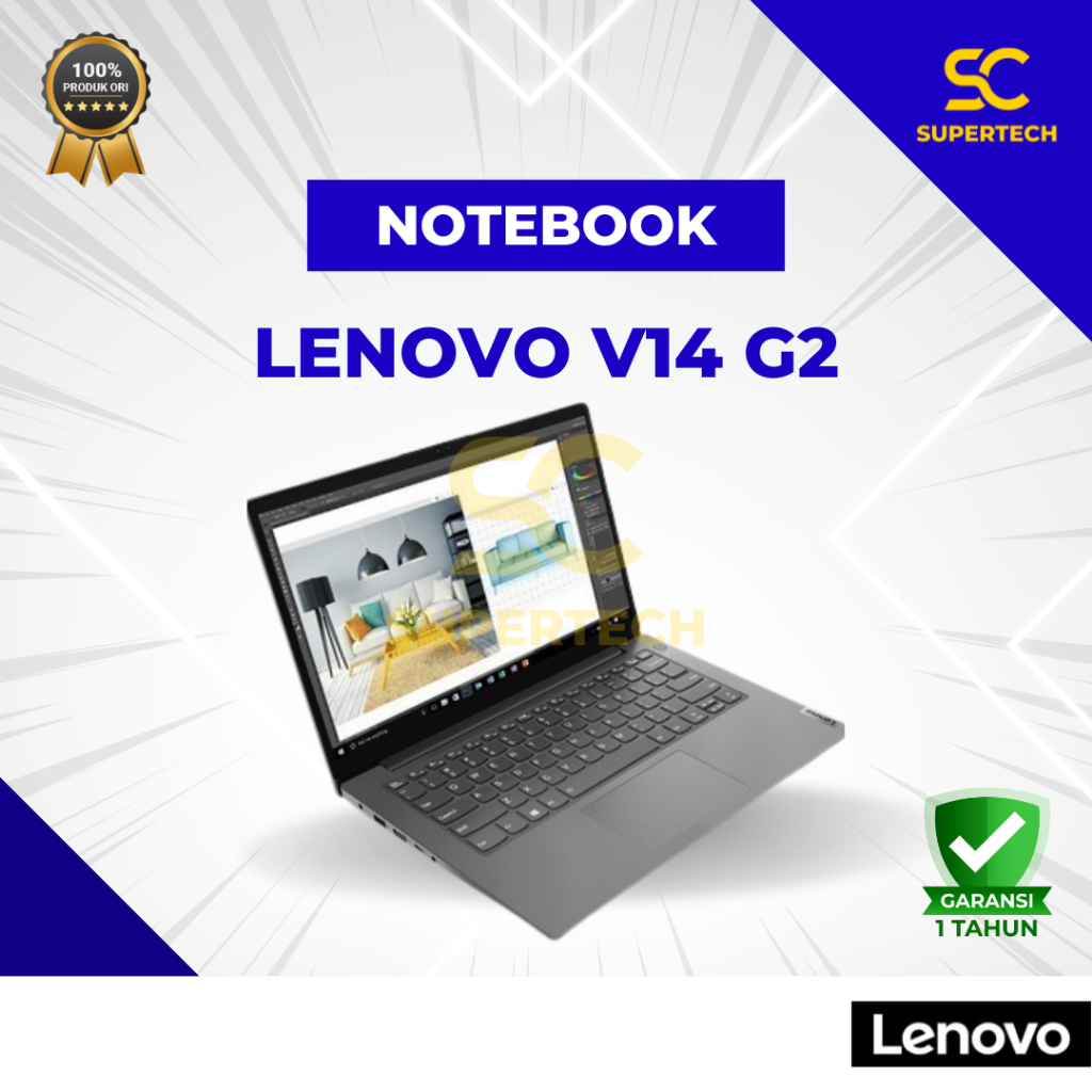 NOTEBOOK LENOVO V14 G2 i3-1115G4 8GB 512SSD 14"HD DOS DISTRI