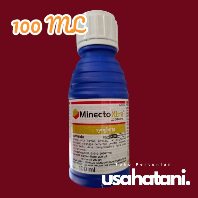 MINECTO XTRA 200/200SC 100 ML Insektisida Siantraniliprol + Lufenuron Untuk Hama Ulat Grayak, Pengor