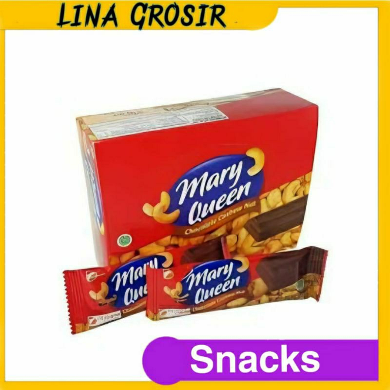 

Mary Queen Chocolate Cashewnut 16gr @isi 24 bar