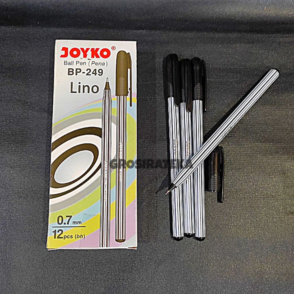 

PULPEN ,PULPEN GEL ,BOLPEN , BOLPOIN, BP 249 LINO HITAM JOYKO