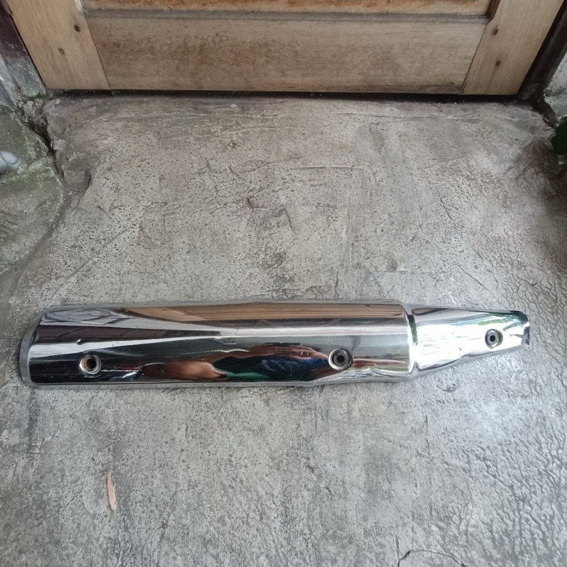 cover tutup knalpot honda megapro primus original copotan