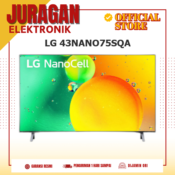 LG 43NANO75SQA SMART TV 43 INCH UHD 4K HDR 43NANO75SQA 43 NANO75SQA
