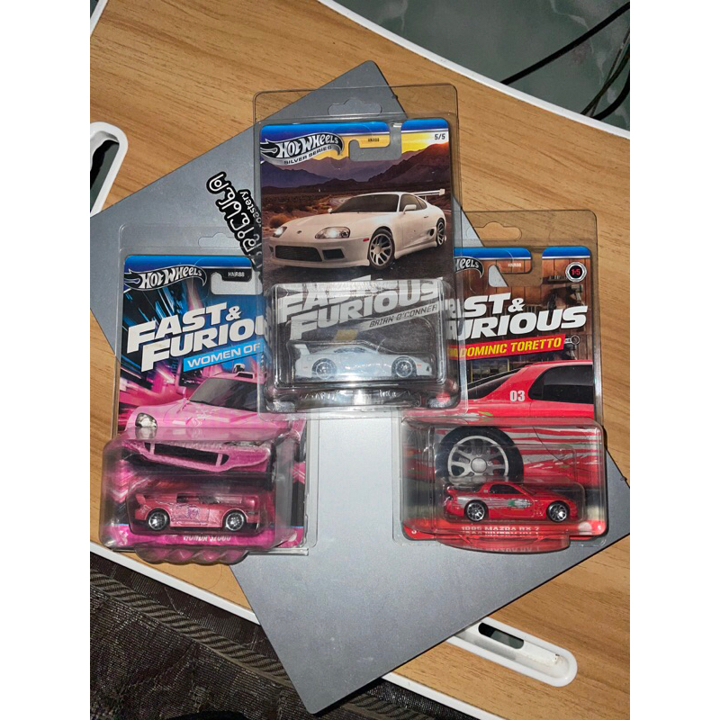 Hotwheels S2000, RX7, Supra Fast and Furious
