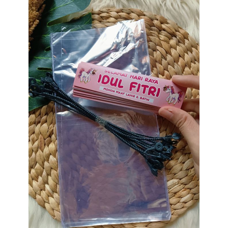 

[COD] PLASTIK SNACK LEBARAN IDUL FITRI ISI 10 PCS + TALI