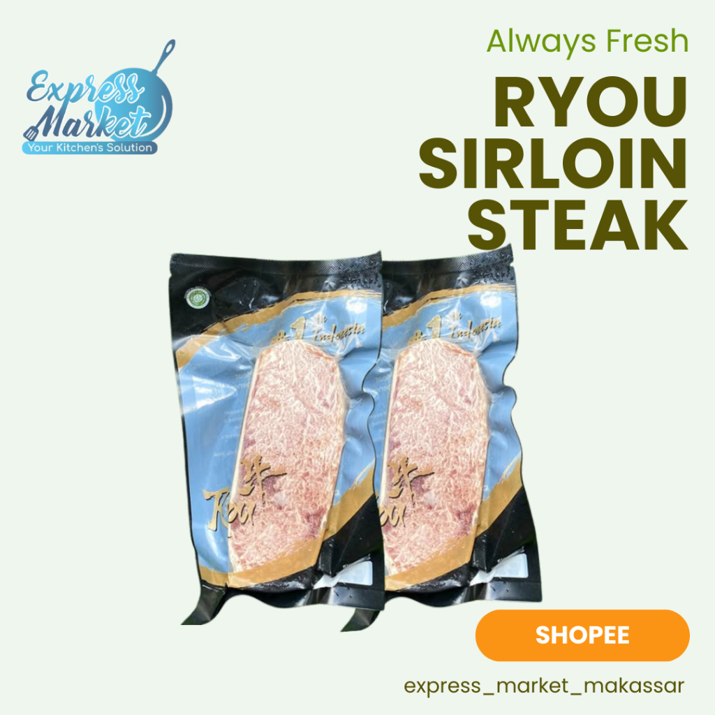

Ryou Premium Beef Sirloin Steak 200gr