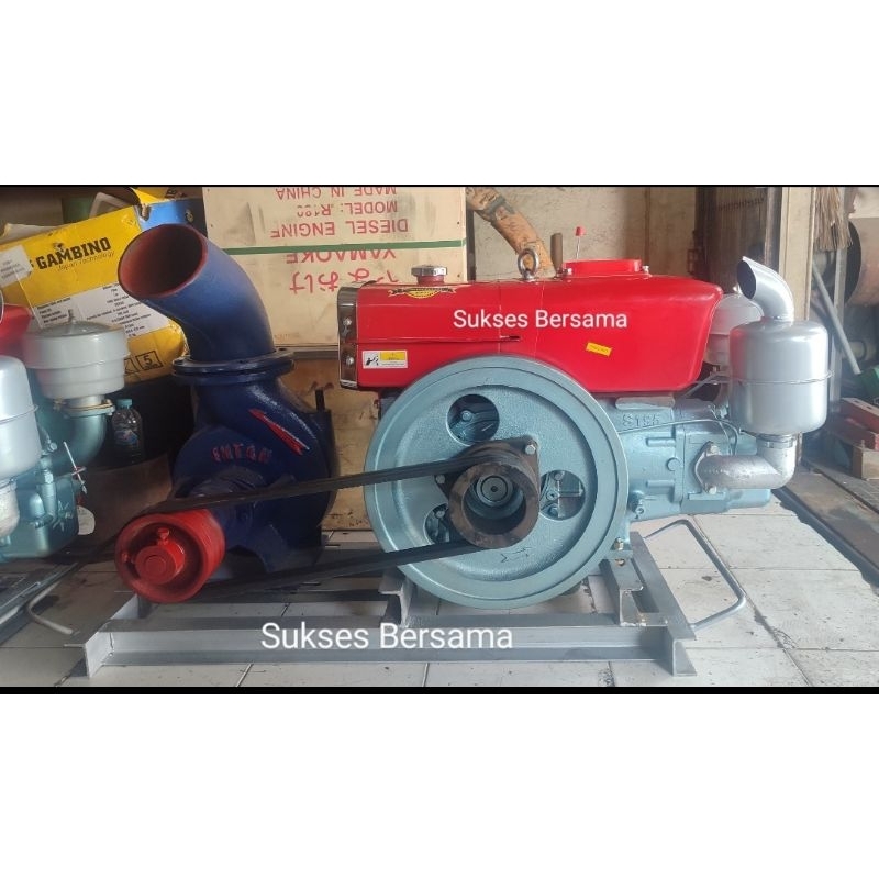 Diesel Solar S1115 (24pk) + Pompa Intan 6 Inch (As dan Kipas Stainless) + Pangkon Diesel