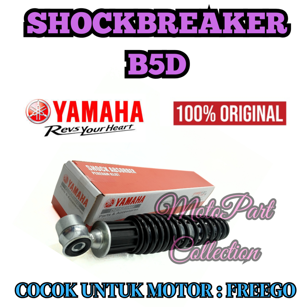 SHOCKBREAKER BELAKANG KODE-B5D FREEGO Kualitas Original Shock Belakang Freego Shock B5D ORI 100% .