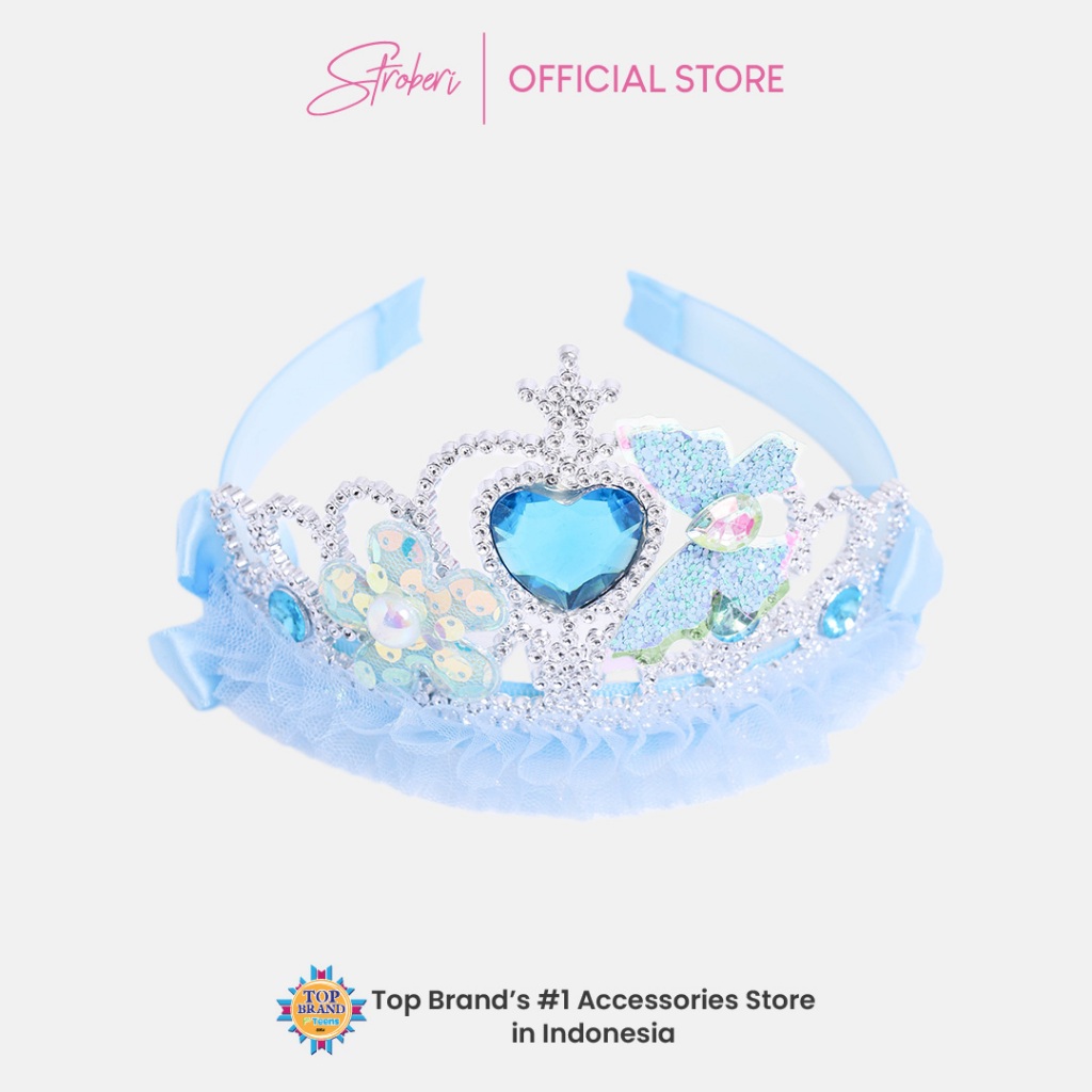 Stroberi Love Crown Headband