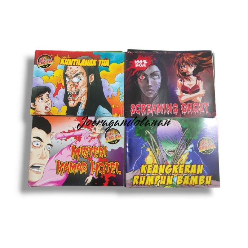 20pcs komik misteri medium