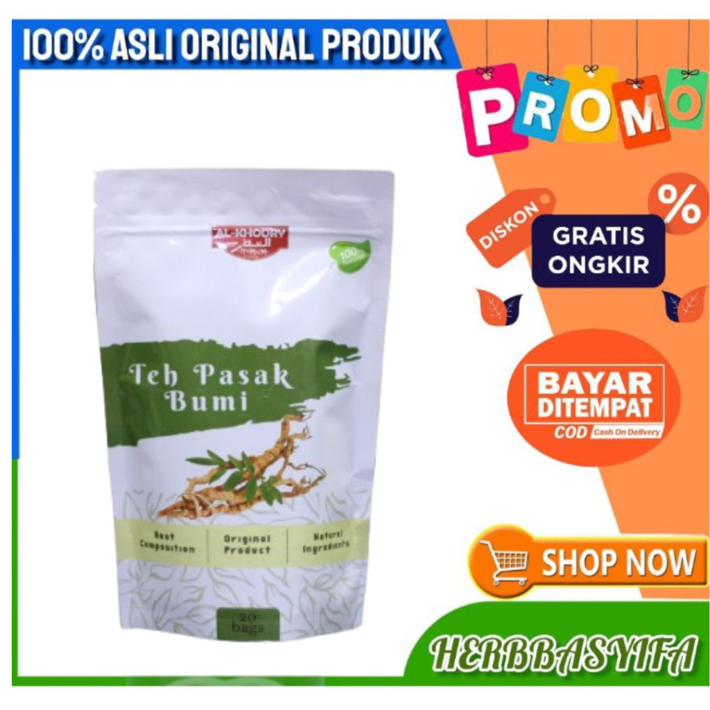 

Teh Celup Pasak Bumi Al Khodry Teh Herbal Isi 20 Bags