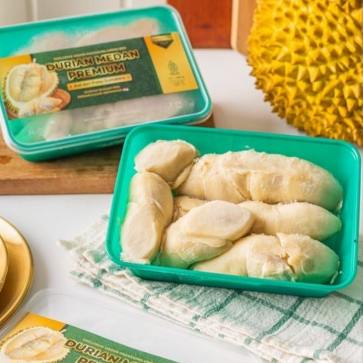 

Durian medan green box 500g frozen