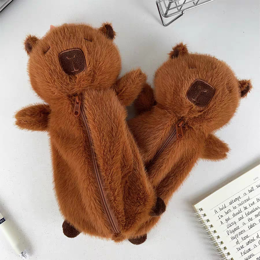 

Kotak Pensil Capybara Cute Lucu Sekolah Anak Boneka / Cute Pencil Case Kapibala Capibara Kapibara