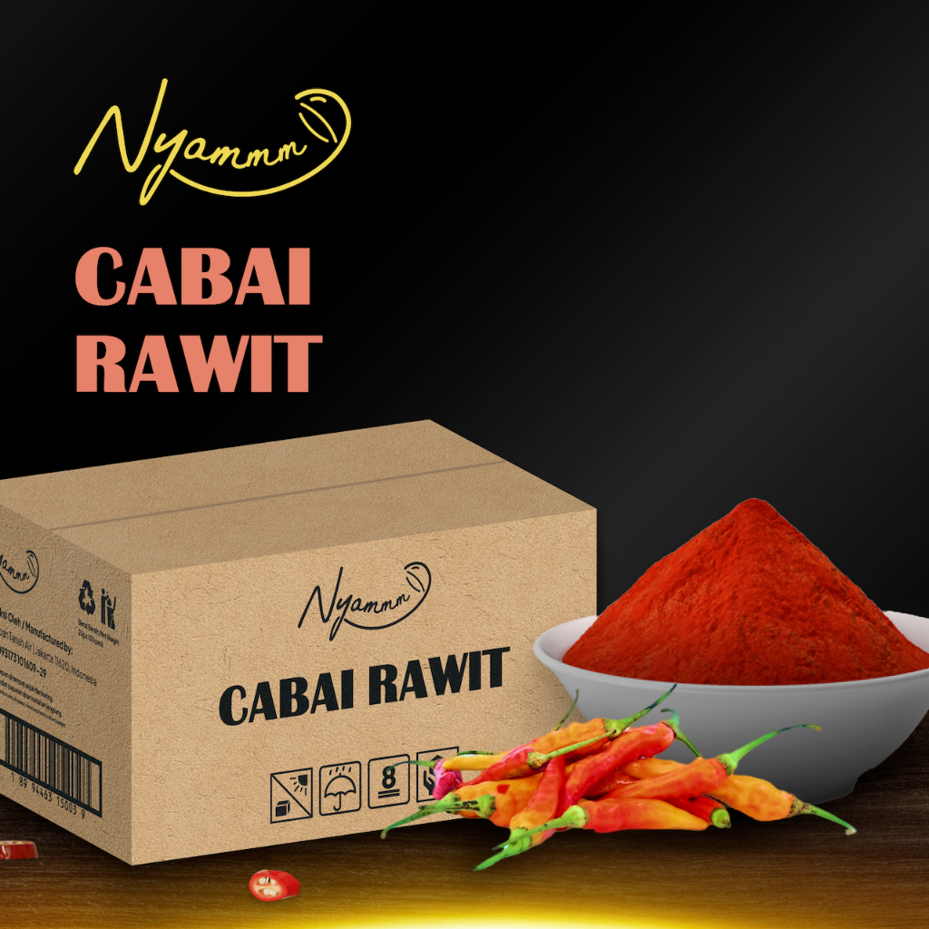 

Cabai Rawit Bubuk | Cabe Bubuk | Red Bird's Eye Chilli Powder | Rempah Herbal Asli Bumbu Masak Marinasi - 1 Dus