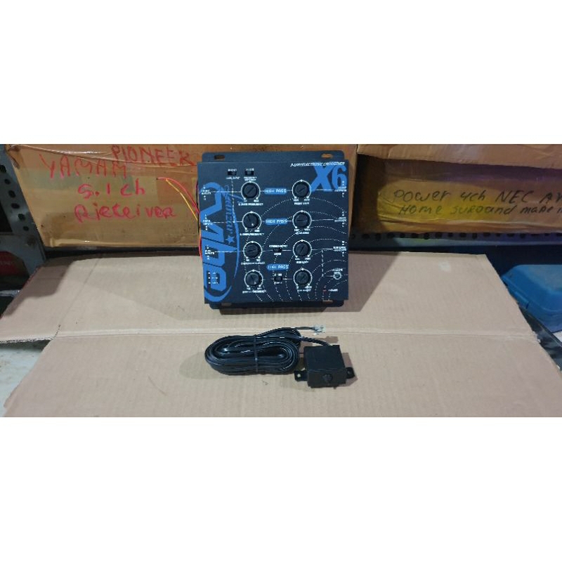 crossover aktif mobil 3way lanzar vibe x6 original produk ex display suara bagus halus bass mantap