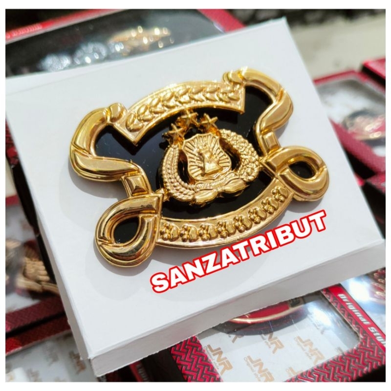 Emblem Baret Polisi Reskrim | Reserse Mika Hitam Terbaru