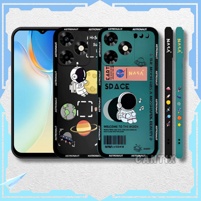 Case Vivo Y17S Y91 Y95 Y91C Y93 Softcase Silicon Motif Nasa Space